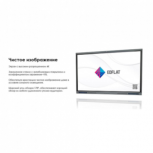 Интерактивная панель EDFLAT EDF75UH 3